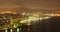 Night view of Flamengo beach and district in Rio d