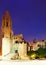 Night view of Girona - Church of Sant Feliu