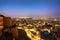 Night view of the golden city of Jaisalmer, Rajastan, India