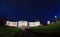 Night view of Griffith Observatory with lights