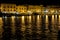 Night view of Harbor of Lipari