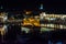 Night View The Harmindar Sahib, also known as Golden Temple Amritsar