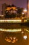 Night view of Hejiang Pavilion in Chengdu