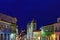 Night view of the houses and church of Pelourinho