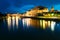 Night View Of Illuminated Stockholm Royal Opera, Sweden