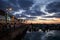 Night view of the Jaffa port