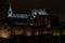 Night view of Justinus church in Frankfurt