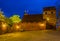 Night view of Kaiserberg in Nurnberg, Germany