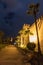 Night view on Kasbah of the udayas in Rabat, The capital of Morocco