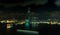 A night view of the Kowloon waterfront at night with boat light trails - 2