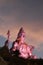 Night View of Lord Shiva statue - Murudeshwar Temple - Gopura - India religious trip - Hindu religion