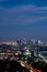 Night view of Los Angeles from Hollywood Hills