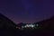 Night view of mountain village, Atlas mountains, Africa.