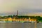 Night view of the Munchenbryggeriet congress center in the swedish capital Stockholm....IMAGE