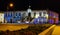 Night view of the Municipality Building in Vila Real, the most important city in Alto Douro