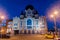 Night view of New Liberal Synagogue