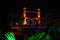 Night view of the old buildings of the Republic of China by the river in Guilin, Guangxi