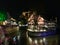 Night view of old medieval house in city center of Esslingen am Neckar