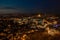 Night view of old town of Tbilisi. Tiflis is the largest city of Georgia, lying on the banks of Mtkvari River