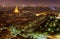 Night view of Paris with Church at the Invalides