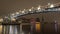 Night view of the Patriarshy Bridge in Moscow