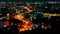 Night view of Pattaya city, Thailand