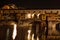 Night view of the Ponte Vecchio