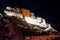 Night view of Potala Palace in Lhasa,
