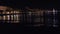 Night view of the promenade of Salerno from the beach of Santa Teresa