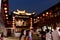 Night view of Qili Mountain Pond in Suzhou