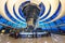 Night view of Reichstag Dome, Parliament building in Berlin, Germany, Europe