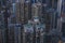 Night View of Residential Buildings in Mid-Levels, Hong Kong