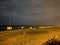 Night view of the Ria Formosa natural park in Cabanas de Tavira