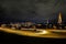 Night View of roads and bridges