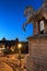 Night view of Rome from Capitol Hill