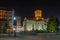 Night view of Saint Anton Church (The Old Princely Court Church) in Bucharest