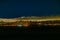 Night view of San Francisco on a cloudy foggy night