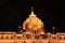 Night view of Shanghai Bund buildings, China