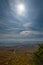 Night view of the Shenandoah Valley from the Massanutten Storybook Trail overlook in George Washington National Forest, Luray,