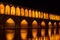 Night view of Si-o-se bridge in Esfahan