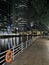 A night view of Singapore river