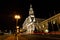 Night view of the Sofiyskaya embankment and Church of Sofia the Wisdom of God