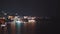 Night view of Sorrento, Italy. Travel background