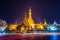 Night view of Sule pagoda. Yangon, Myanmar (Burma)