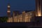 Night view of Sultan Qaboos Mosque Hallway