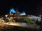 Night view Swaminarayan mandir katraj pune