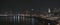 A night view of Tel Aviv city promenade