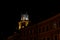 Night view of Trinity Abbey Tower, Lublin, Poland.