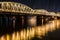 Night view of Truong Tien Bridge in Hue.