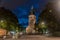 Night view on Turku Cathedral Finnish: Turun tuomiokirkko.